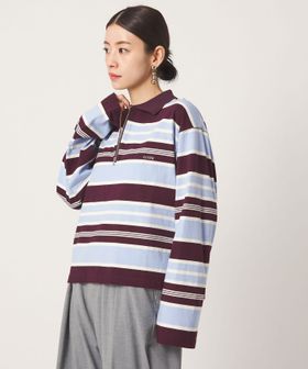 CITEN/＜CITEN＞ワイドボーダーポロシャツ/ポロシャツ