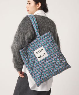 CITEN/＜CITEN＞パデッドチェックトートバッグ/トートバッグ