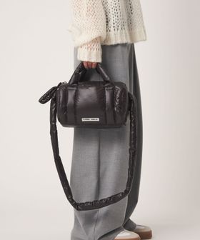 CITEN/＜CITEN＞パデッドロールボストンミニショルダー/ショルダーバッグ