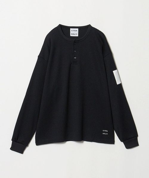 Hanes/＜CITEN＞ヘンリーネックワッフルロングスリーブシャツ/Tシャツ / カットソー
