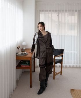 CITEN/＜CITEN＞サテンレースイージーパンツ/その他パンツ
