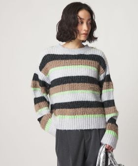 CITEN/＜CITEN＞ミックスボーダーニット/ニット / セーター