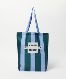CITEN/＜CITEN＞くるくるパッチンストライプトート/エコバッグ