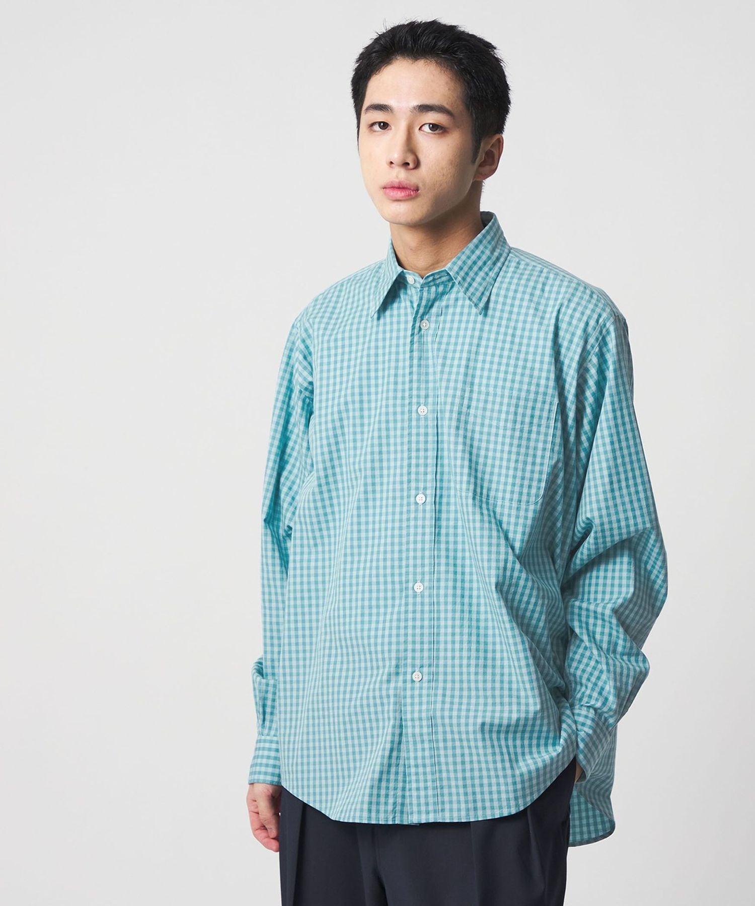 CITEN＞スタンダードシャツ ギンガムチェック