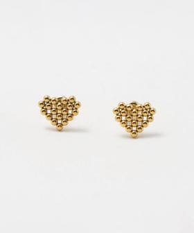 CITEN/＜CITEN＞ステンレスボールハートピアス/ピアス（両耳用）