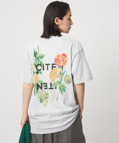 CITEN/【別注】＜TOLIGHT ×CITEN＞ プリントTグレー/Tシャツ / カットソー