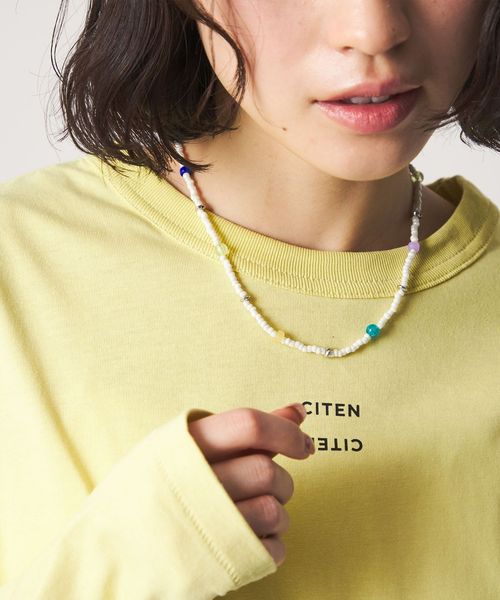 CITEN/＜CITEN＞カラーミックスビーズネックレス/ネックレス