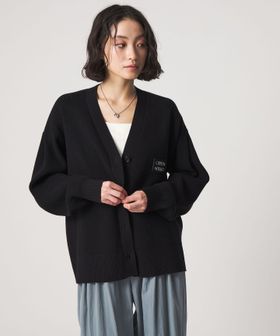 CITEN/＜CITEN＞ロゴニットVネックカーディガン/カーディガン / ボレロ