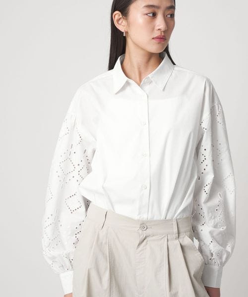 CITEN/＜CITEN＞ソデシシュウシャツ/シャツ / ブラウス