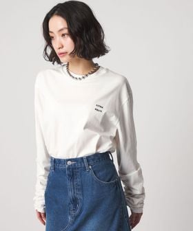 CITEN/＜CITEN＞ロゴシャーリングチュニックトップ/Tシャツ / カットソー