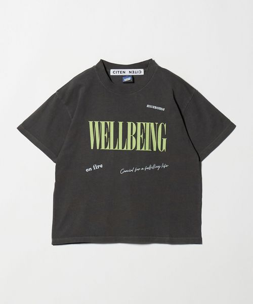 CITEN/＜CITEN＞ピグメントロゴT/Tシャツ / カットソー