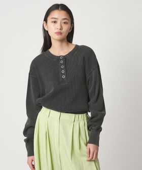 CITEN/＜CITEN＞ヴィンテージライクヘンリーワッフルトップ2WAY/Tシャツ / カットソー