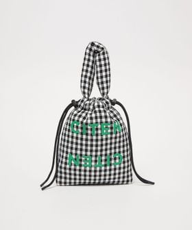 CITEN/＜CITEN＞パデッドギンガムキンチャク/ショルダーバッグ