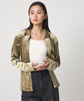 CITEN/＜CITEN＞ベロアエンブロイダリーカットシャツ/シャツ / ブラウス