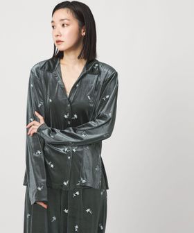 CITEN/＜CITEN＞ベロアエンブロイダリーカットシャツ/シャツ / ブラウス