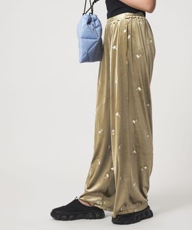 CITEN/＜CITEN＞ベロアエンブロイダリーカットパンツ/その他パンツ