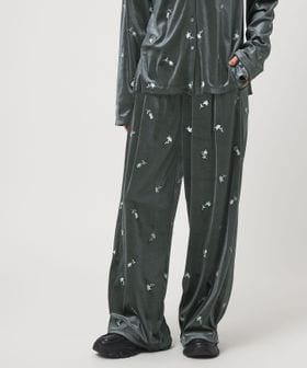 CITEN/＜CITEN＞ベロアエンブロイダリーカットパンツ/その他パンツ