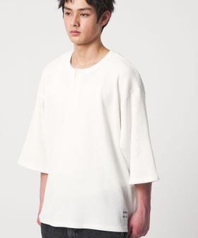 CITEN/＜CITEN＞ヘンリーネックワッフルヒュージT/Tシャツ / カットソー