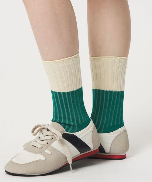 CITEN/＜CITEN＞バイカラーソックス/ソックス / 靴下