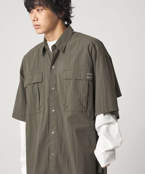 CITEN/＜CITEN＞ユーティリティーハーフスリーブシャツ/シャツ / ブラウス