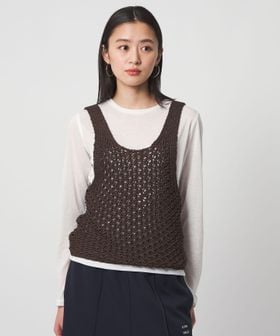 CITEN/＜CITEN＞メッシュニットベスト/ベスト