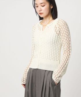 CITEN/＜CITEN＞メッシュニットカーディガン/カーディガン / ボレロ