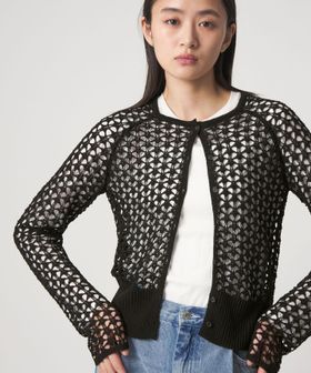 CITEN/＜CITEN＞メッシュニットカーディガン/カーディガン / ボレロ