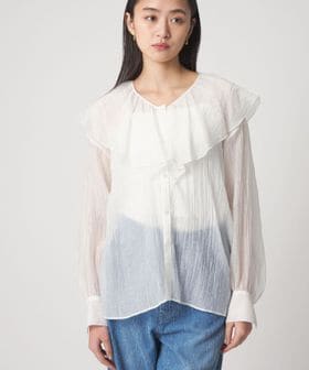 CITEN/＜CITEN＞ヨウリュウフリルブラウス/シャツ / ブラウス