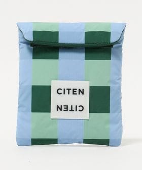 CITEN/＜CITEN＞パデッドチェックポーチMサイズ/ポーチ