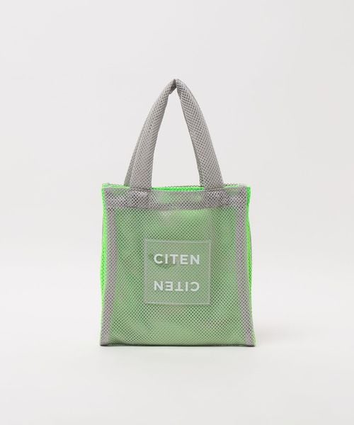 CITEN/＜CITEN＞メッシュバイカラークリアロゴS/トートバッグ