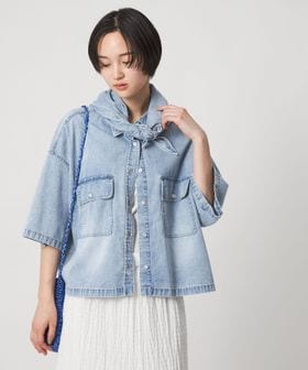 CITEN/＜CITEN＞スカーフデニムシャツ/シャツ / ブラウス