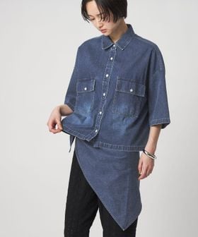 CITEN/＜CITEN＞スカーフデニムシャツ/シャツ / ブラウス