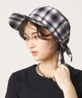 CITEN/＜CITEN＞チェックスカーフキャップ/キャップ