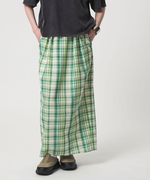 CITEN/＜CITEN＞マドラスチェックスカート/ミモレ / ロング
