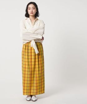 CITEN/＜CITEN＞マドラスチェックスカート/ミモレ / ロング