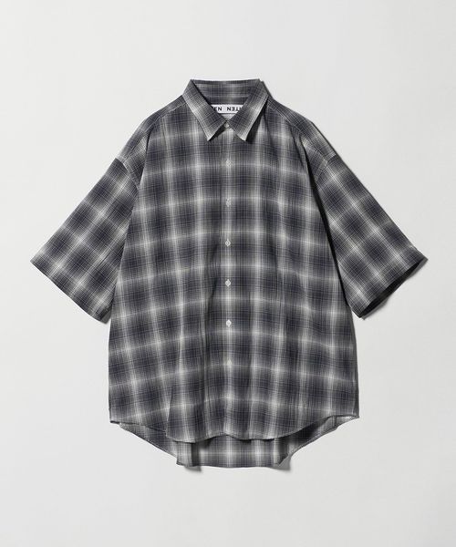 CITEN/＜CITEN＞ボイルチェックビッグシャツ/シャツ / ブラウス