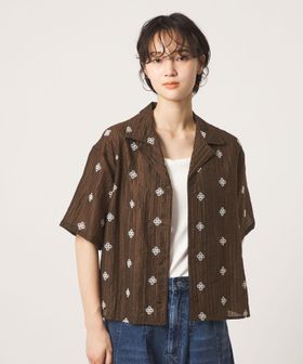 CITEN/＜CITEN＞フラワーシシュウシアーシャツ/シャツ / ブラウス
