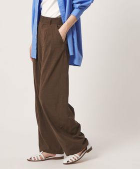 CITEN/＜CITEN＞エアリーバレルパンツ ―吸水速乾・防シワ―/スラックス