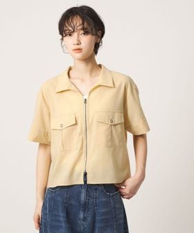 CITEN/＜CITEN＞エアリージップシャツ ―吸水速乾・防シワ―/シャツ / ブラウス