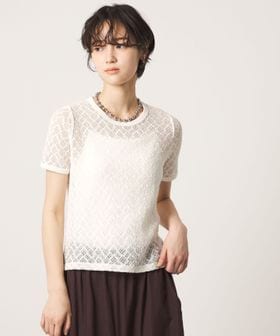 CITEN/＜CITEN＞カットレースハーフスリーブT/Tシャツ / カットソー