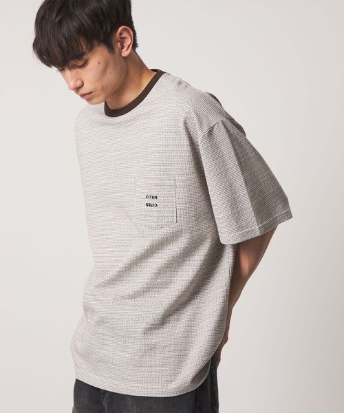 CITEN/＜CITEN＞ ジャカードリンガーポケットT/Tシャツ / カットソー