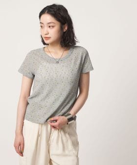 CITEN/＜CITEN＞ トビフラワーシアーワッフルT/Tシャツ / カットソー