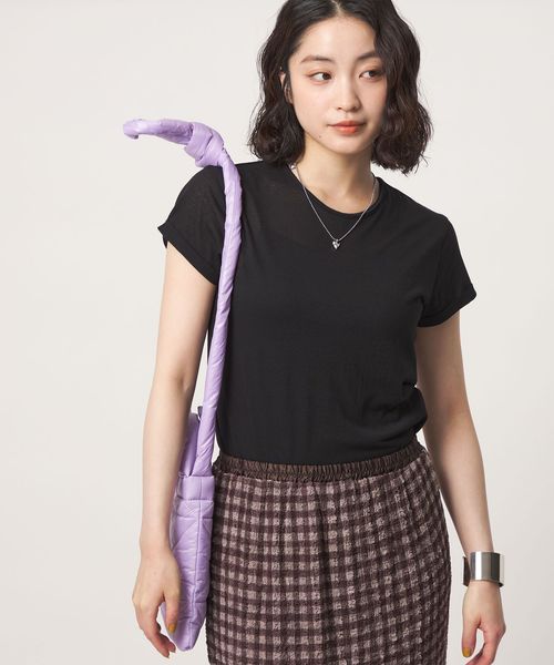CITEN/＜CITEN＞キャップスリーブシアーT/Tシャツ / カットソー