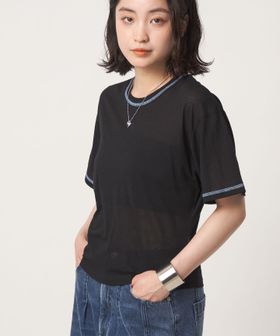 CITEN/＜CITEN＞ ハーフスリーブシアーT/Tシャツ / カットソー