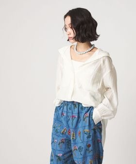 CITEN/＜CITEN＞シアーフードシャツ/シャツ / ブラウス