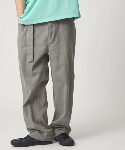 CITEN/＜CITEN＞ベルテッドウォッシュツイルパンツ/その他パンツ
