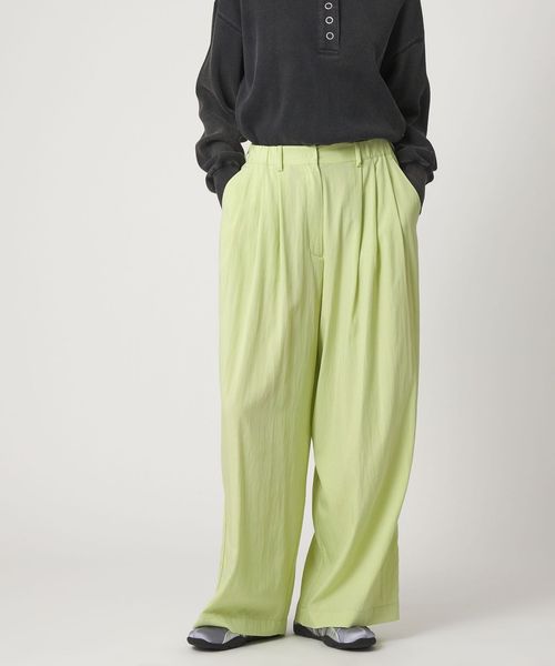 CITEN/＜CITEN＞サラサラ3タックイージーパンツ/スラックス