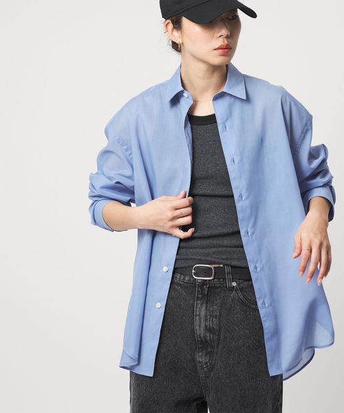 CITEN/＜CITEN＞エアリーテックスオーバーシャツ/シャツ / ブラウス