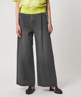 CITEN/＜CITEN＞タックデニムワイドパンツ/デニムパンツ