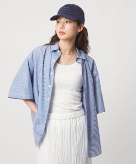 CITEN/＜CITEN＞スタンダードハーフスリーブシャツストライプ/シャツ / ブラウス